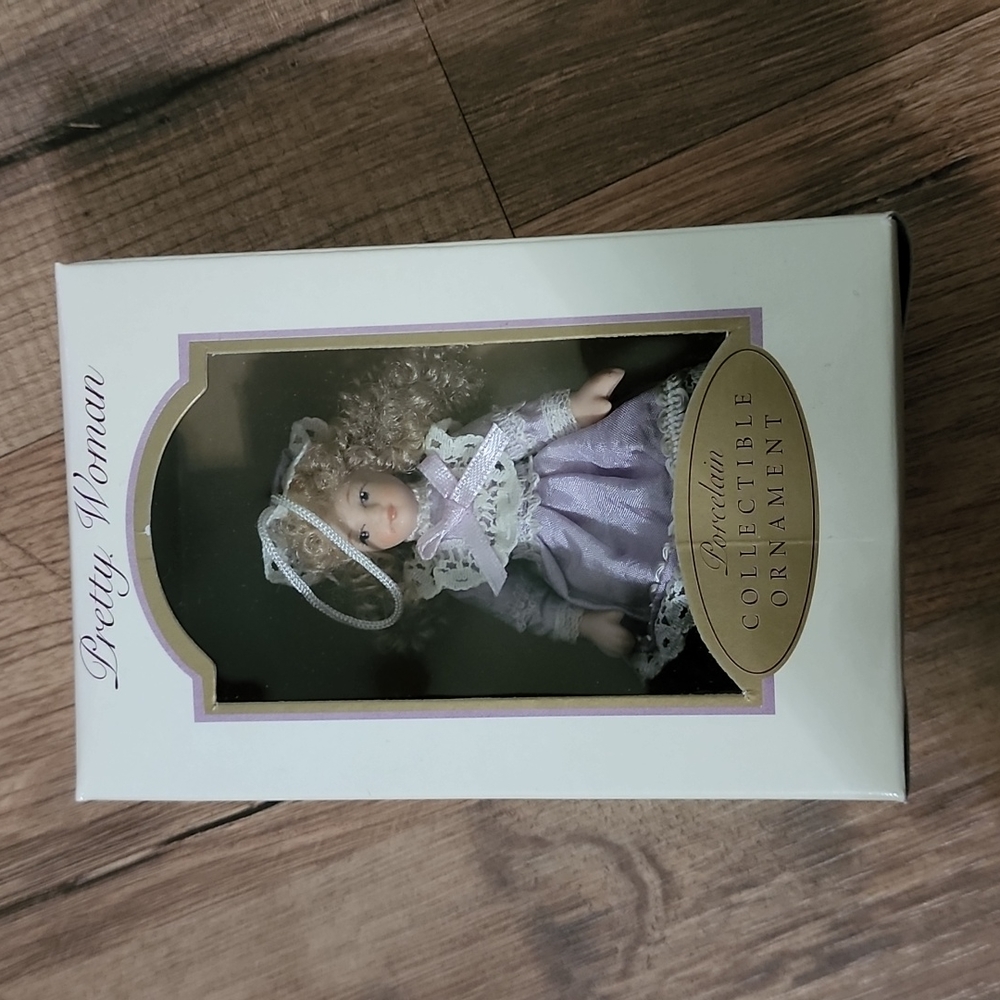 Pretty Woman Porcelain Collectible Ornament